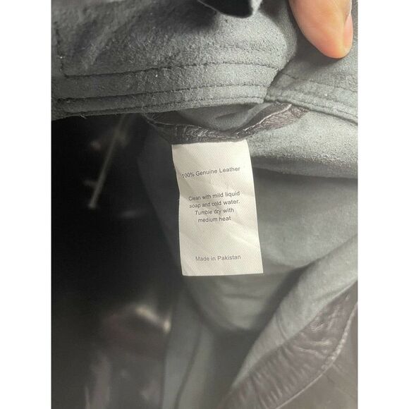 Free People Jakett Willow Peplum Size XS Leather Suede Black Womens Jacket - Picture 8 of 11